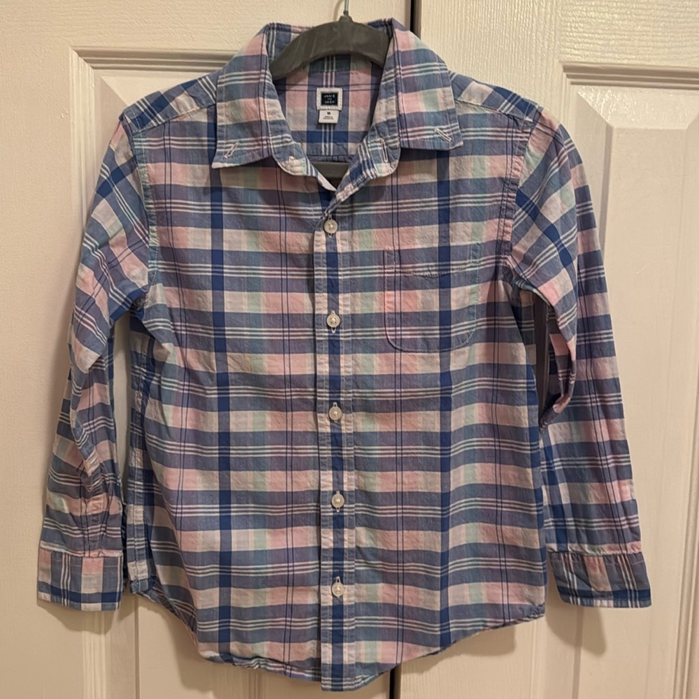 Janie and Jack toddlers dress shirt size 5.